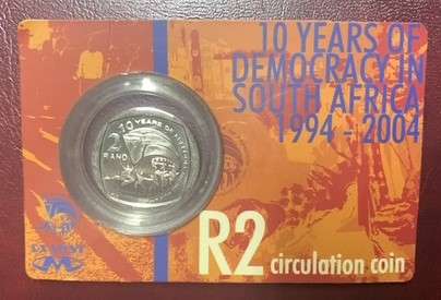 " South Africa 2004 Democracy R2 in Card "