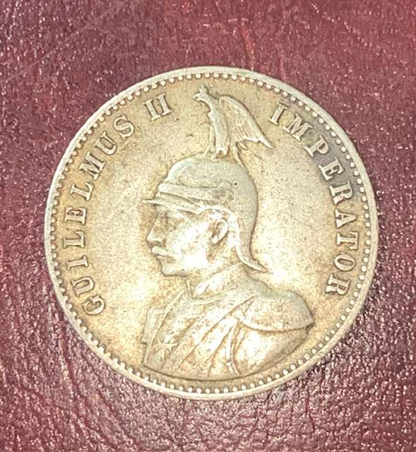 !!! German East Africa 1910 J - 1/2 Rupie !!!