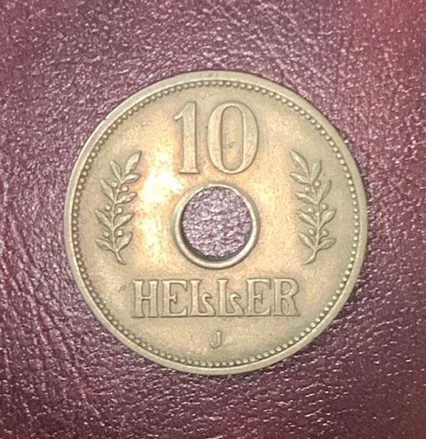 !!! German East Africa 1909 J - 10 Heller !!!