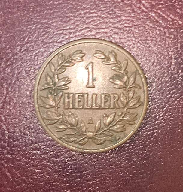 !!! German East Africa 1913 A - 1 Heller !!!