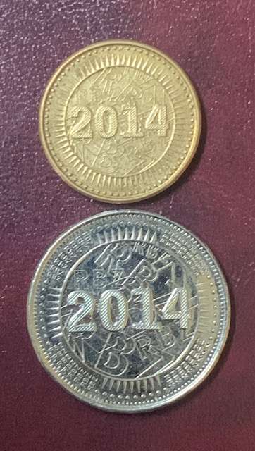 !!! Zimbabwe 2014 Bond Coins !!!