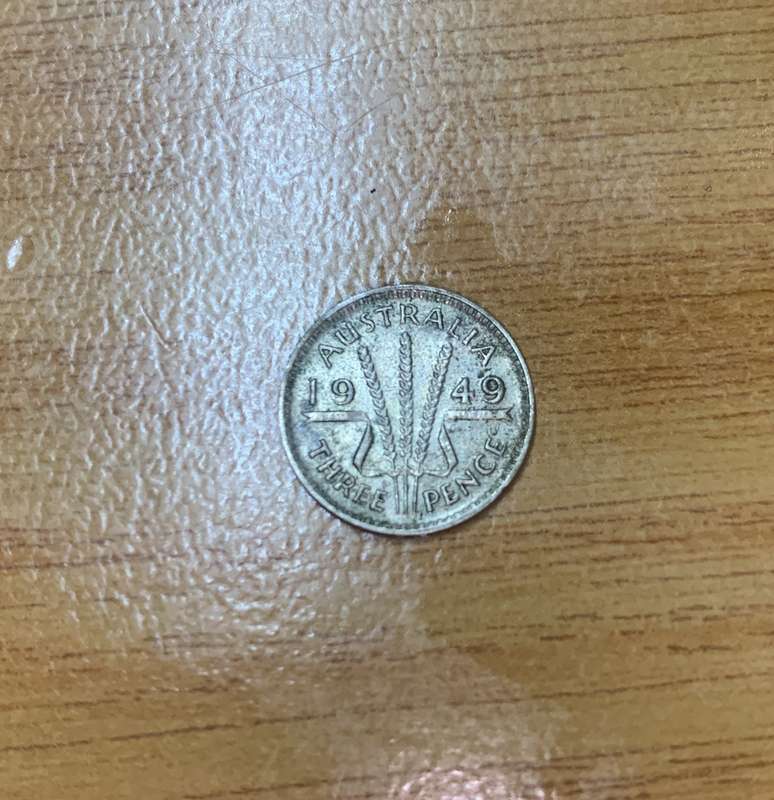 !!! Australia 1949 3 Pence  !!!