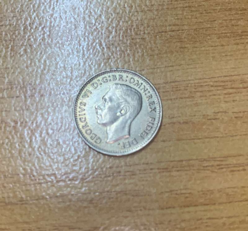 !!! Australia 1950 3 Pence  !!!