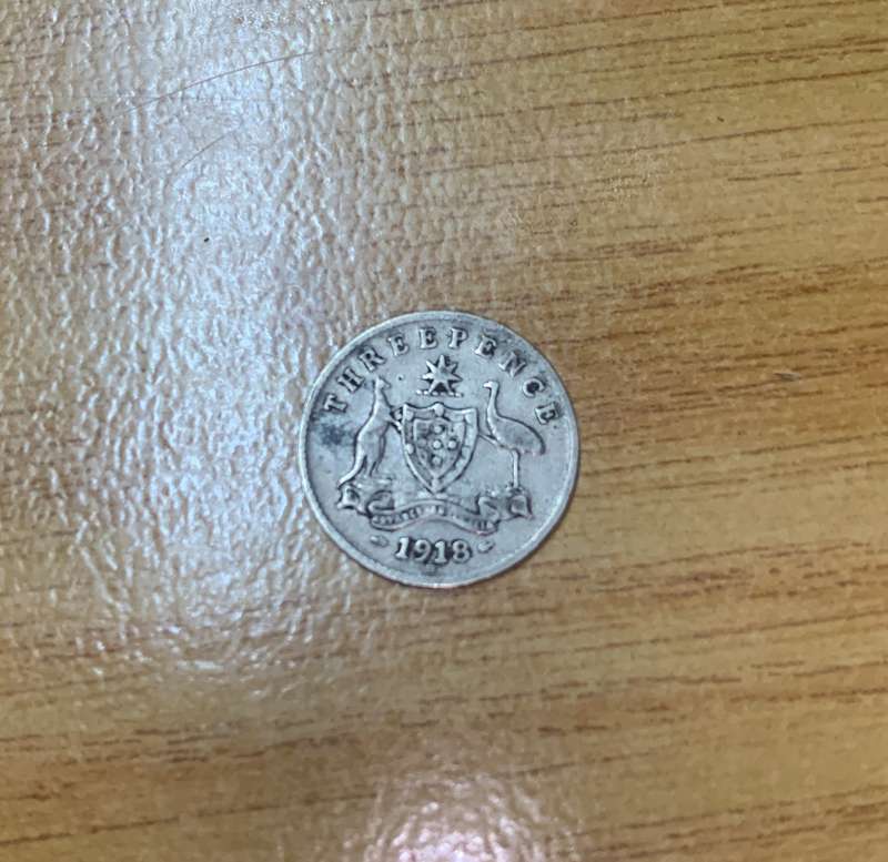 !!! Australia 1918M 3 Pence  !!!