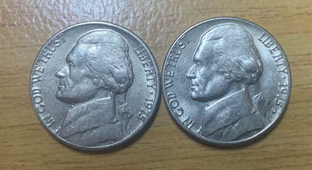 !!! USA 1975 5 Cents  !!!