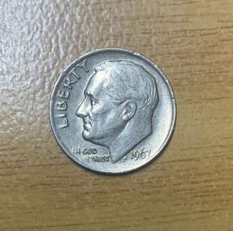 !!! USA 1967 10 Cent/Dime  !!!