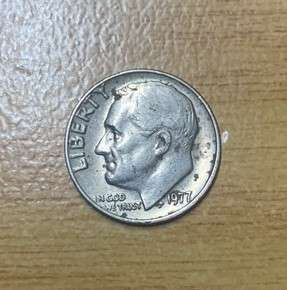 !!! USA 1977 10 Cent/Dime  !!!