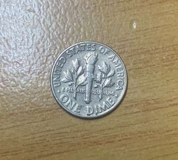 !!! USA 1977 10 Cent/Dime  !!!