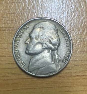 !!! USA 1962D Nickel/5 Cents  !!!