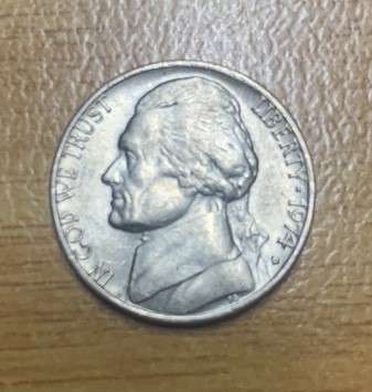 !!! USA 1974D Nickel/5 Cents  !!!