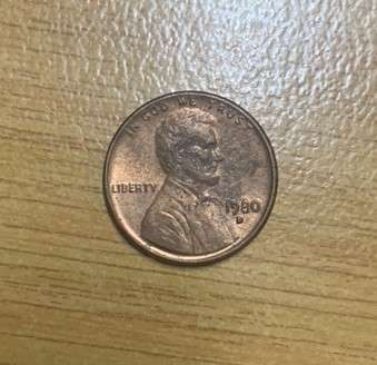 !!! USA 1980D - 1 Cent  !!!