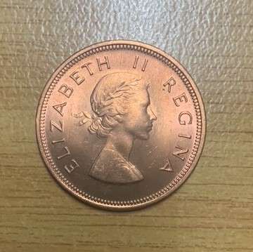 !!! South Africa Union 1960 Penny Unc !!!