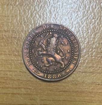 !!! Netherlands 1880 - 1 Cent  !!!