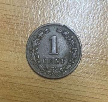 !!! Netherlands 1878 - 1 Cent  !!!
