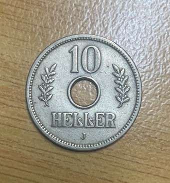 !!! German East Africa 1909 J - 10 Heller !!!