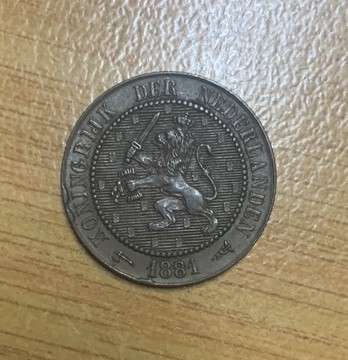 !!! Netherlands 1881 - 2 1/2 Cent  !!!