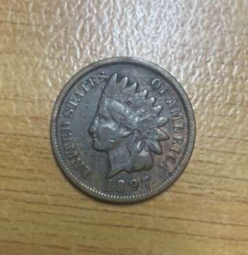 !!! USA 1897 1 Cent - Indian Head !!!