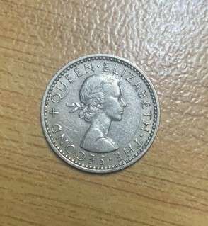 !!! New Zealand 1957 Six Pence !!!