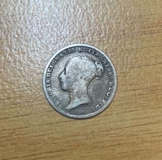 !!! British Silver 6 Pence - 1846 !!!