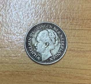 !!! Netherlands 1939 Silver 10 Cent  !!!