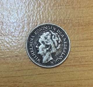 !!! Netherlands 1941 Silver 10 Cent  !!!