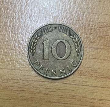 !!! Germany 10 Pfennig - 1949 F !!!