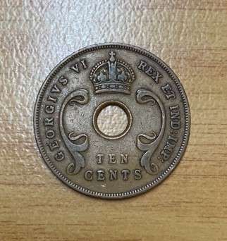 !!! East Africa 1942 - 10 Cent !!!