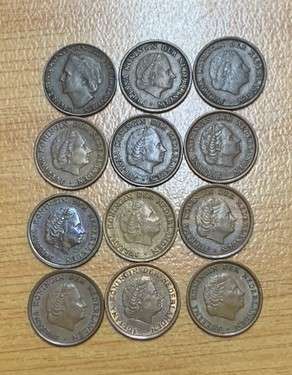 !!! Netherlands Lot of 1 Cents all different dates  !!!