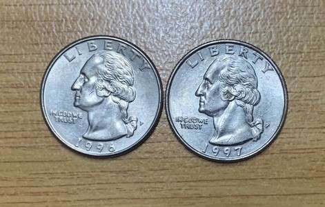 !!! USA 1996/97 Quarter Dollars  !!!