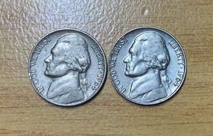 !!! USA 1964 5 Cents/Nickels  !!!