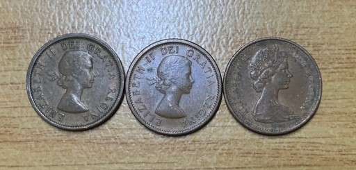 !!! Canada 1 Cents from the 60"s  !!!