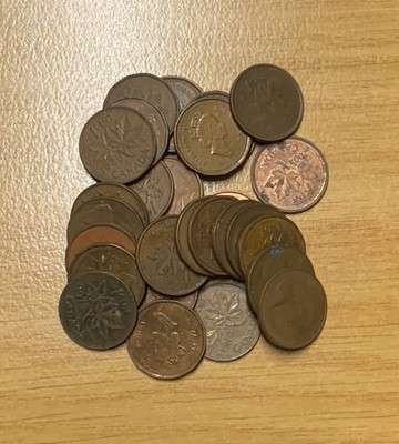 !!! Lot of Canada 1 Cents  !!!