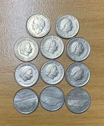!!! Netherlands  25 Cents Coins !!!