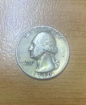 !!! USA 1940 Silver Quarter Dollar  !!!