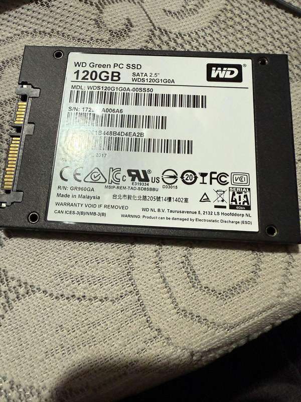Western Digital 120GB SSD