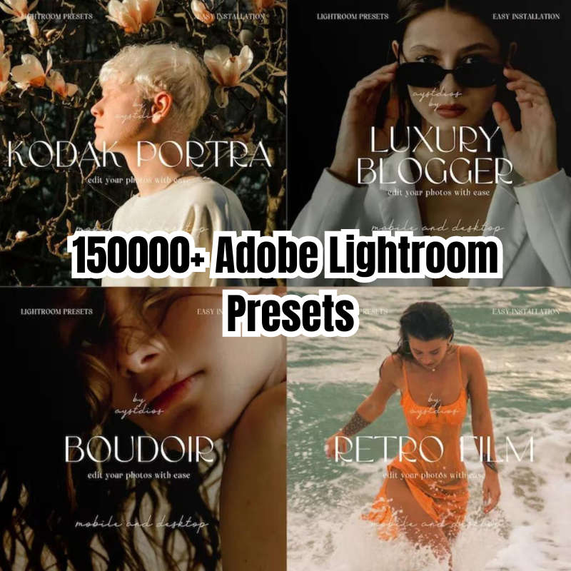 150,000+ Adobe Lightroom Presets  Transform Your Photos Like a Pro