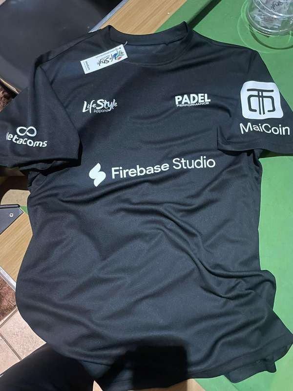 NEW PADEL T-Shirt Lifestyle Apparel Black Medium