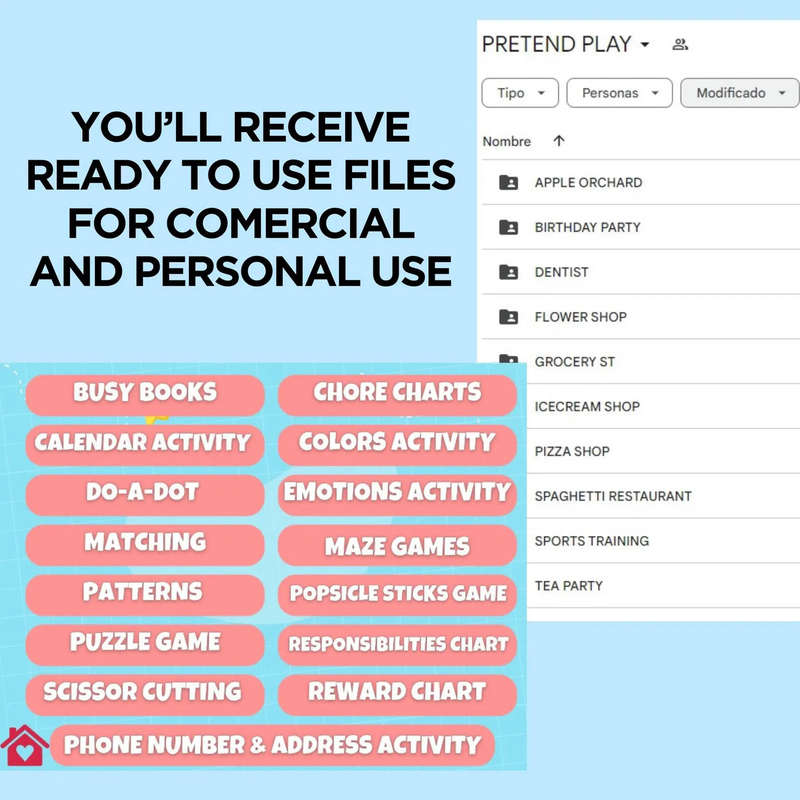 10000+ Educational Activity Printable Learning Tools for Kids Bundle Fun and Homeschool Resources