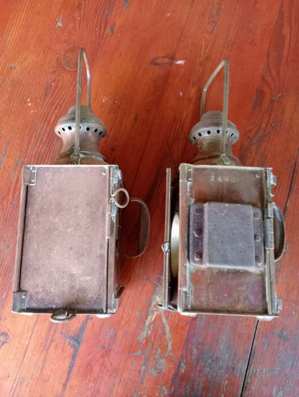 RARE Pre Boer War ZASM railway lanterns