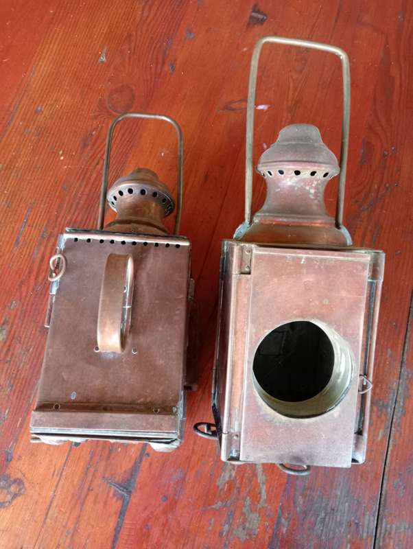 RARE Pre Boer War ZASM railway lanterns
