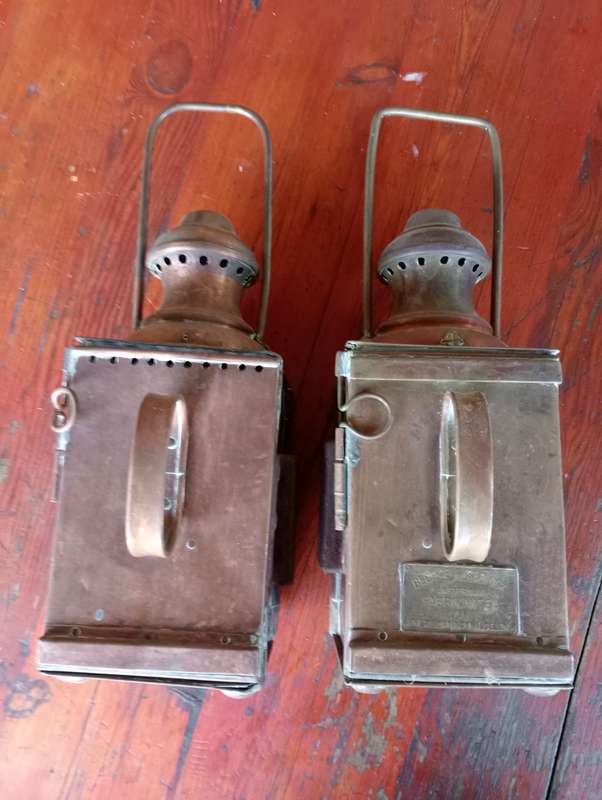 RARE Pre Boer War ZASM railway lanterns