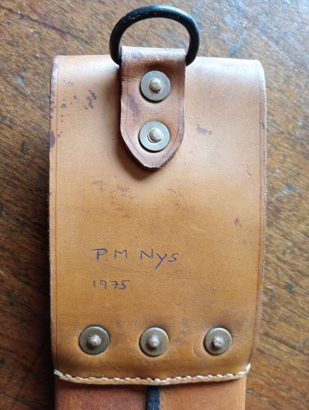 British Army style Martindale Machete and Leather Scabbard