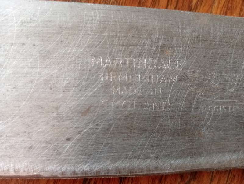 British Army style Martindale Machete and Leather Scabbard