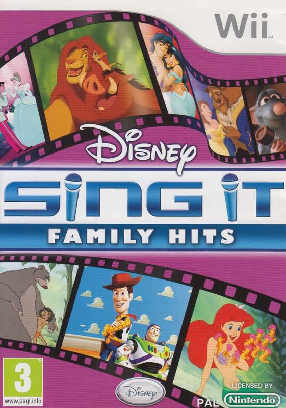 Disney Sing It - Family Hits (Wii)