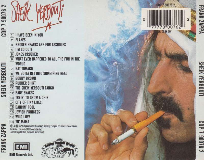 Frank Zappa - Sheik Yerbouti (CD)