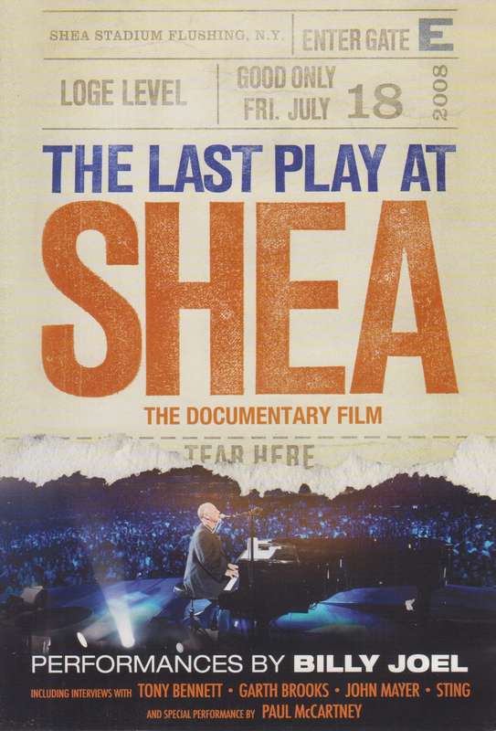 The Last Play At Shea - The Documentary Film : Billy Joel (DVD)