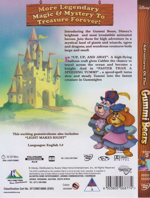 Adventures Of The Gummi Bears - Volume 5 (DVD)
