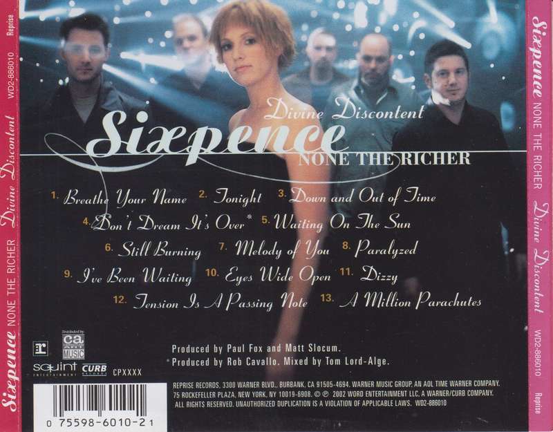 Sixpence None The Richer - Divine Discontent (CD)