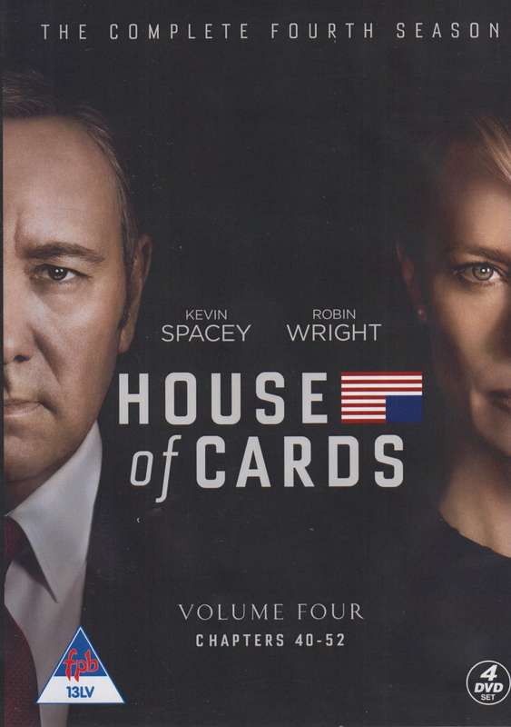 House of Cards - Season 4 (DVD) [Paper insert 'wavy']