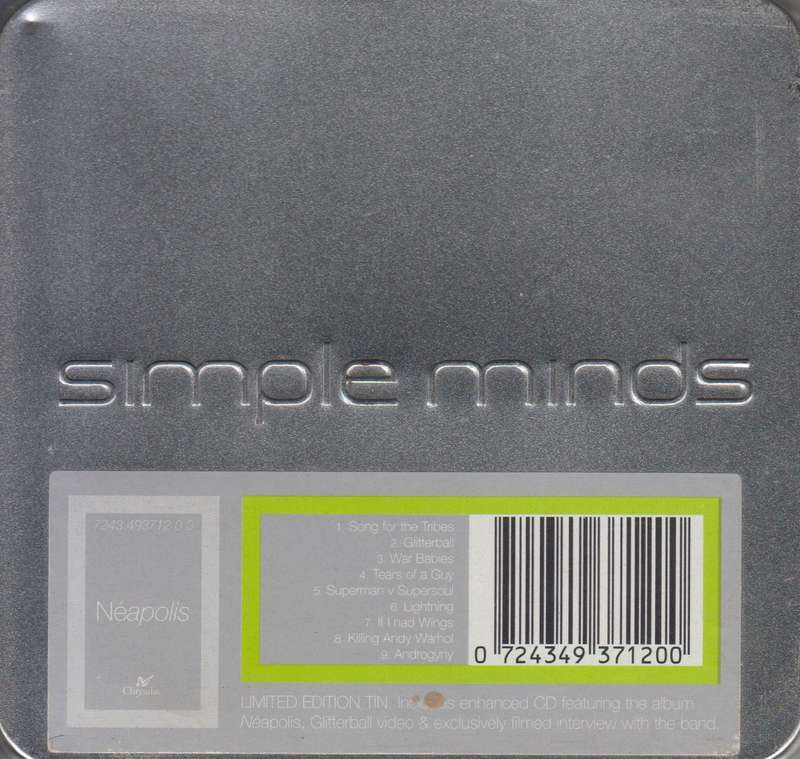 Simple Minds - Neapolis (Limited Edition CD In Steel Case)